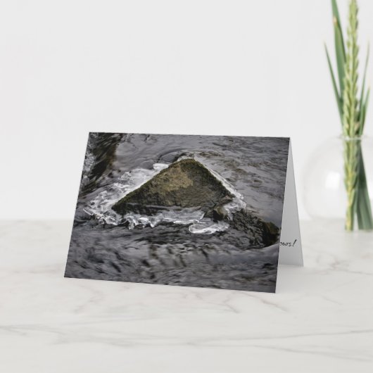 Carte de Noël "The Living Rock" (Devant)