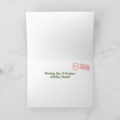 Carte de Noël Tiki Bar Santa Claus (Intérieur)