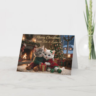 Carte de Noël Tom & Luna