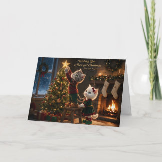 Carte de Noël Tom & Luna