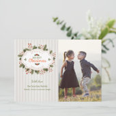 Carte de Noël traditionnelle (Debout devant)