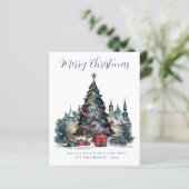 Carte de Noël traditionnelle Budget (Debout devant)