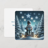 Carte de Noël traditionnelle de fantasy (Devant / Derrière)