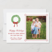 Carte de Noël traditionnelle Garland (Devant)