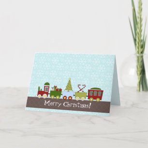 Carte de Noël traditionnelle pliée