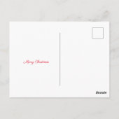 Carte de Noël traditionnelle vintage Père Noël Rei (Dos)