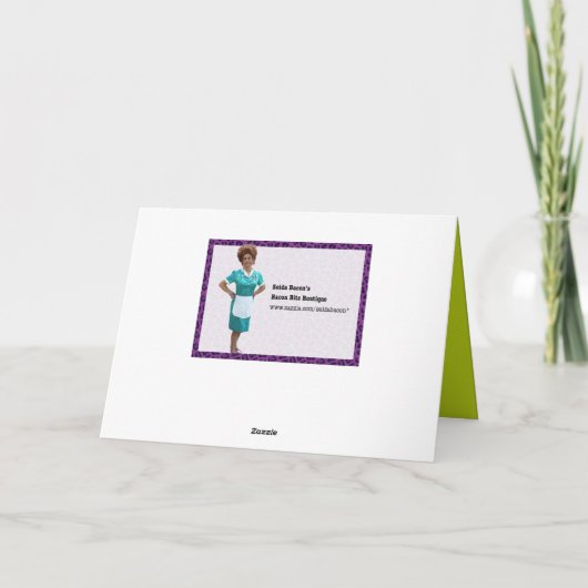 Carte de Noël Trailer Trash (Dos)