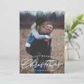 Carte de Noël très joyeuse (Debout devant)