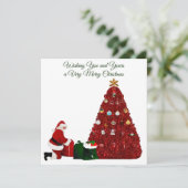 Carte de Noël très joyeuse (Debout devant)