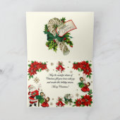 Carte de Noël Trésors Rétro (Intérieur)