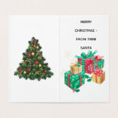 CARTE DE NOËL TRINI (Inside Unfolded)