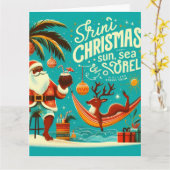 Carte de Noël Trini (Fleur jaune)