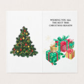 CARTE DE NOËL TRINI PLIÉE 2 (Inside Unfolded)