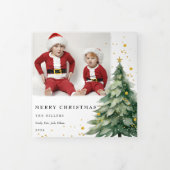 Carte de Noël Triple Arbre de Noël (Protection)