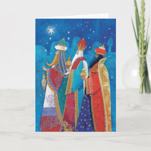 Carte de Noël - trois rois