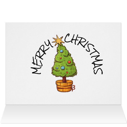 Carte de Noël trop mignonne (Intérieur Horizontal (haut))