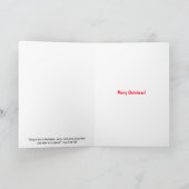 Carte de Noël Tropical Black Lab Père Noël Seagull (Intérieur)