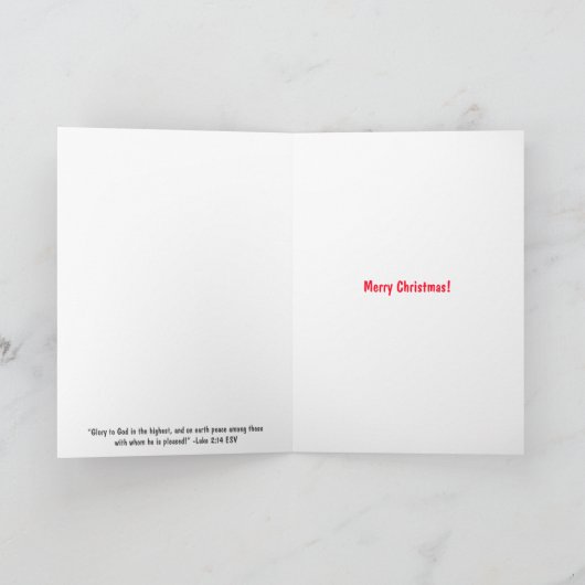 Carte de Noël Tropical Black Lab Père Noël Seagull (Intérieur)