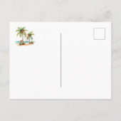 Carte de Noël Tropical New Home (Dos)