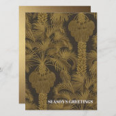 Carte de Noël Tropical vintage (Devant / Derrière)