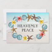 Carte de Noël Tropical Wreath 5x7 (Devant)