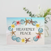 Carte de Noël Tropical Wreath 5x7 (Debout devant)