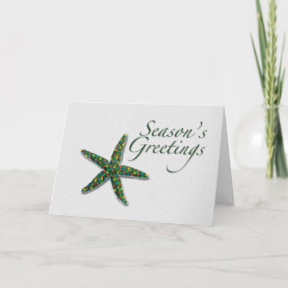 Carte de Noël tropicale