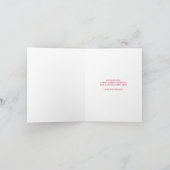 Carte de Noël tropicale à motif de palmier à aquar (Intérieur)