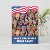 Carte de Noël Trump (Debout devant)