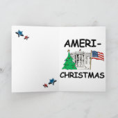 Carte de Noël Trump - Je vous souhaite Noël Ameri (Intérieur)
