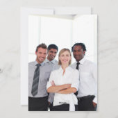 Carte de Noël turquoise Watercolor (Dos)