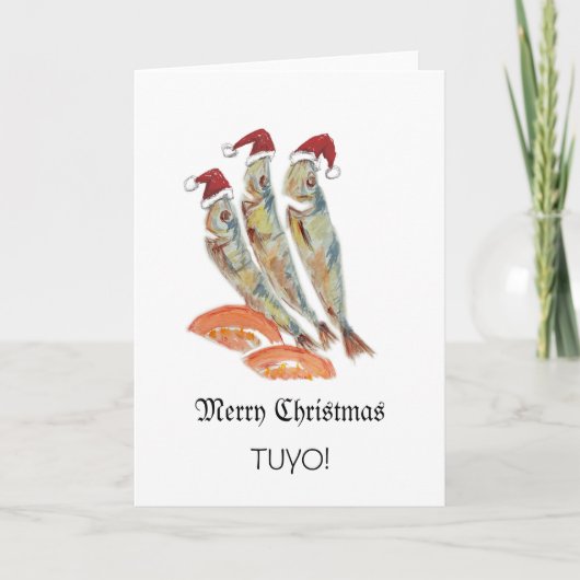 Carte de Noël Tuyo Filipino (Devant)