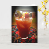 Carte de Noël « Un Noël très Marie » (Fleur jaune)