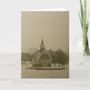 Carte de Noël "Underexposed William Berry House"