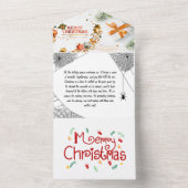 Carte de Noël unique - Ajoutez votre message pour  (À l'intérieur)