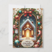 Carte de Noël unique bien conçue (Dos)