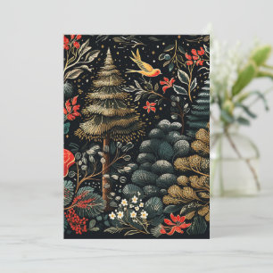 Carte de Noël unique moderne fantaisiste sans phot
