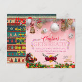 Carte de Noël unique pour la famille et les amis (Devant / Derrière)