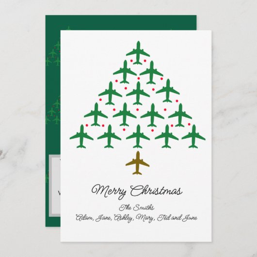 Carte de Noël Up and Aaway (Devant / Derrière)