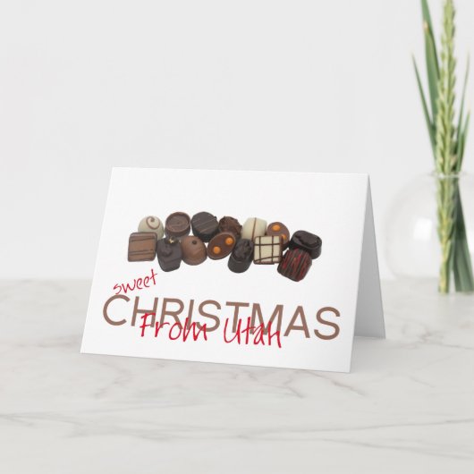Carte de Noël Utah, préciser (Devant)