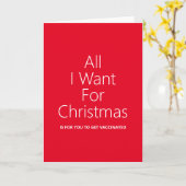 Carte de Noël vaccinée (Fleur jaune)