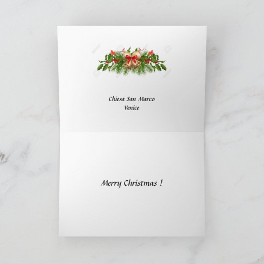 Carte de Noël - Venise (Intérieur)