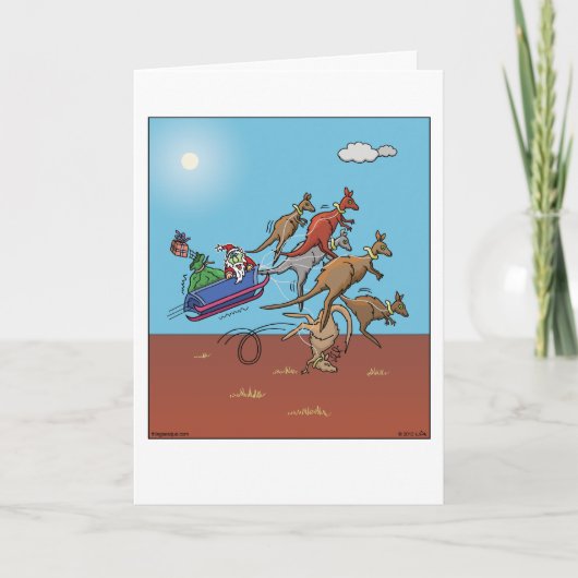 Carte de Noël verte (Devant)