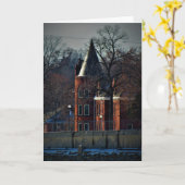 Carte de Noël "Veteran's Turret" (Fleur jaune)