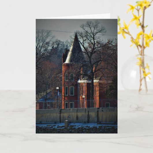 Carte de Noël "Veteran's Turret" (Fleur jaune)