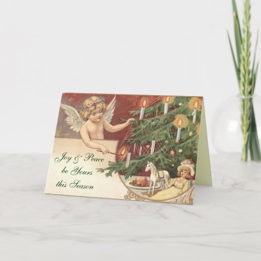 Carte de Noël Victorian Angel (Devant)
