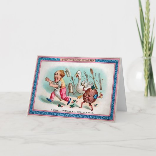 Carte de Noël Victorian Good Intentions (Devant)