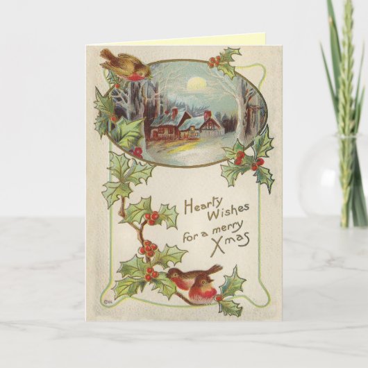 Carte de Noël victorienne (Devant)