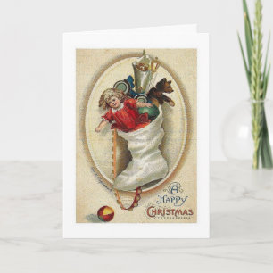 Carte de Noël victorienne