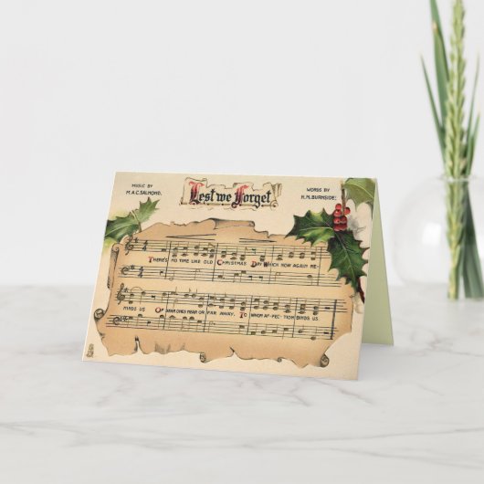 Carte de Noël victorienne (Devant)